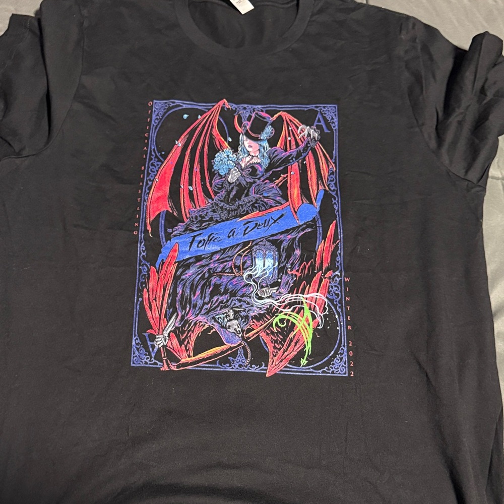 Alissa White-Gluz Black Graphic T-Shirt